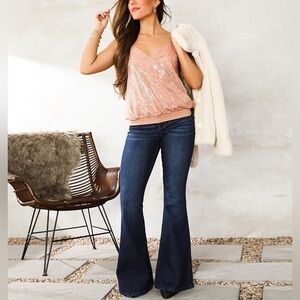Classic Blue Flare Jeans